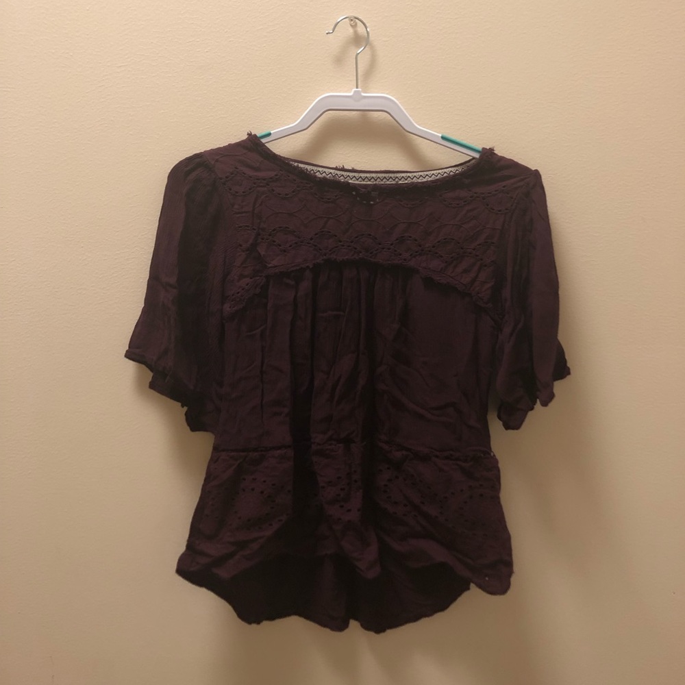 Maroon blouse